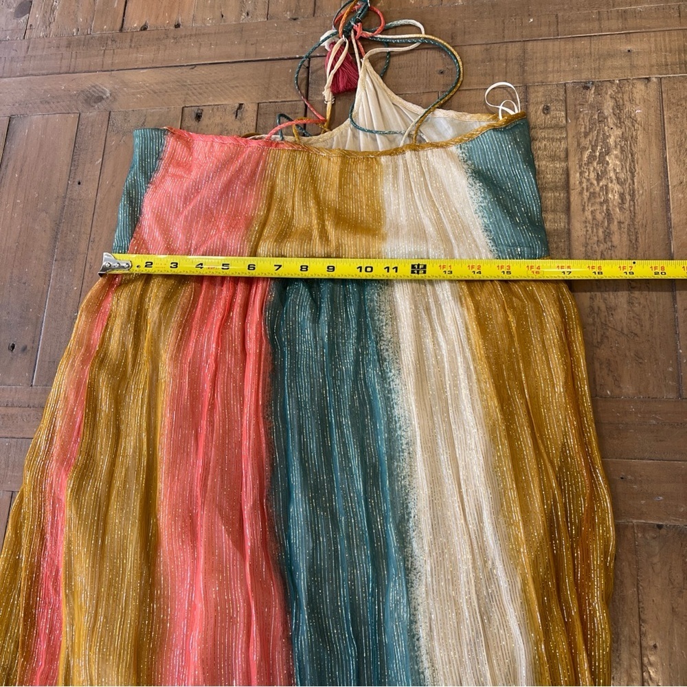 lovestitch Multicolor Striped Backless Maxi Dress - Picture 9 of 10